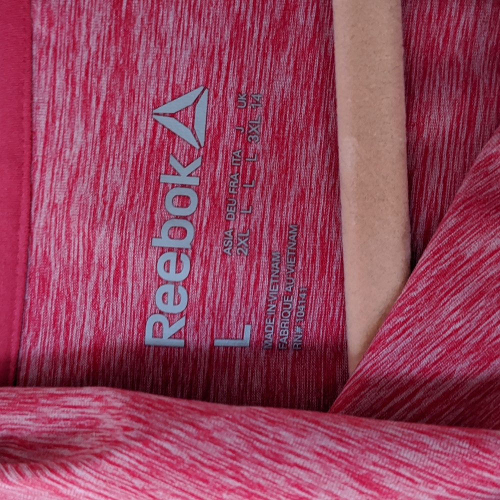 Pink Reebok Hooded Long Sleeve - Picture 2 of 4